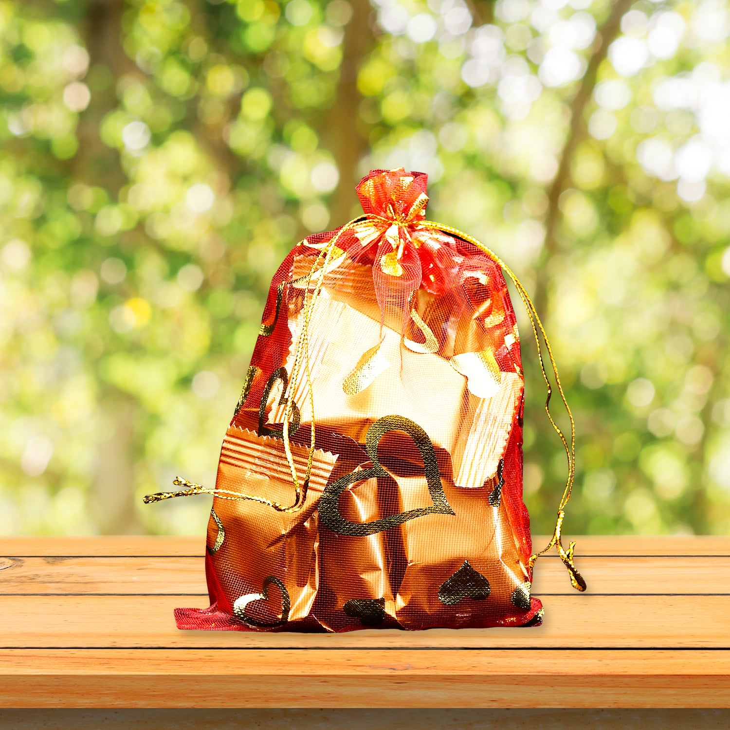 4527 Net Fabric Drawstring Pouch For Dry Fruits Packing Organza Shagun Potli Baba Wedding Party Favor Gift Bags