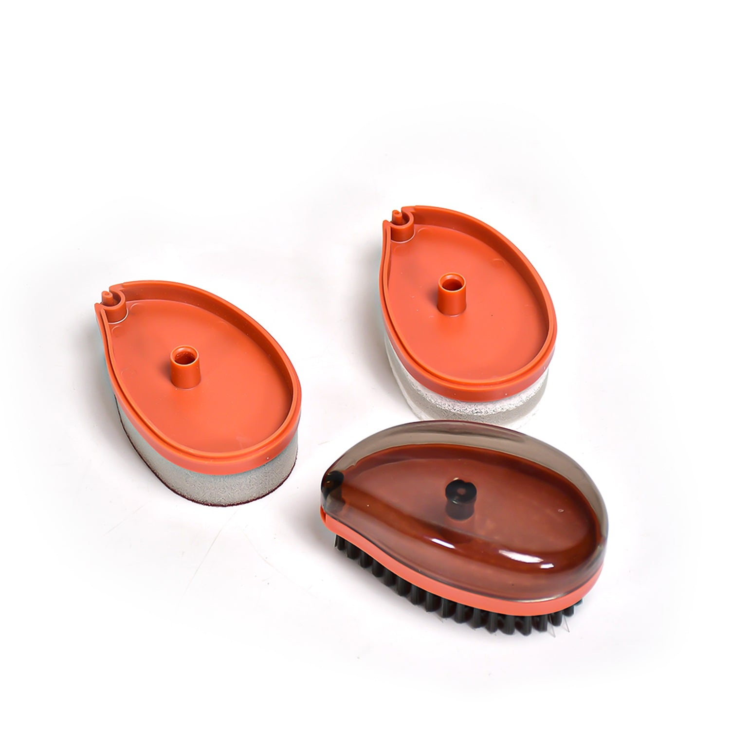 4030 Plastic Wet And Dry Brush For Home (Multicolor 3 Units)