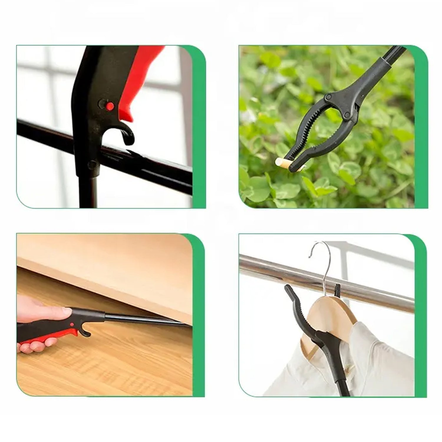 7514 Extra Long Pickup Aid Trash Picker Upper Rotating Hand Heavy Duty Grip Arm - Reaching Assist For Litter Elderly Garden Disabled Handicap Arm
