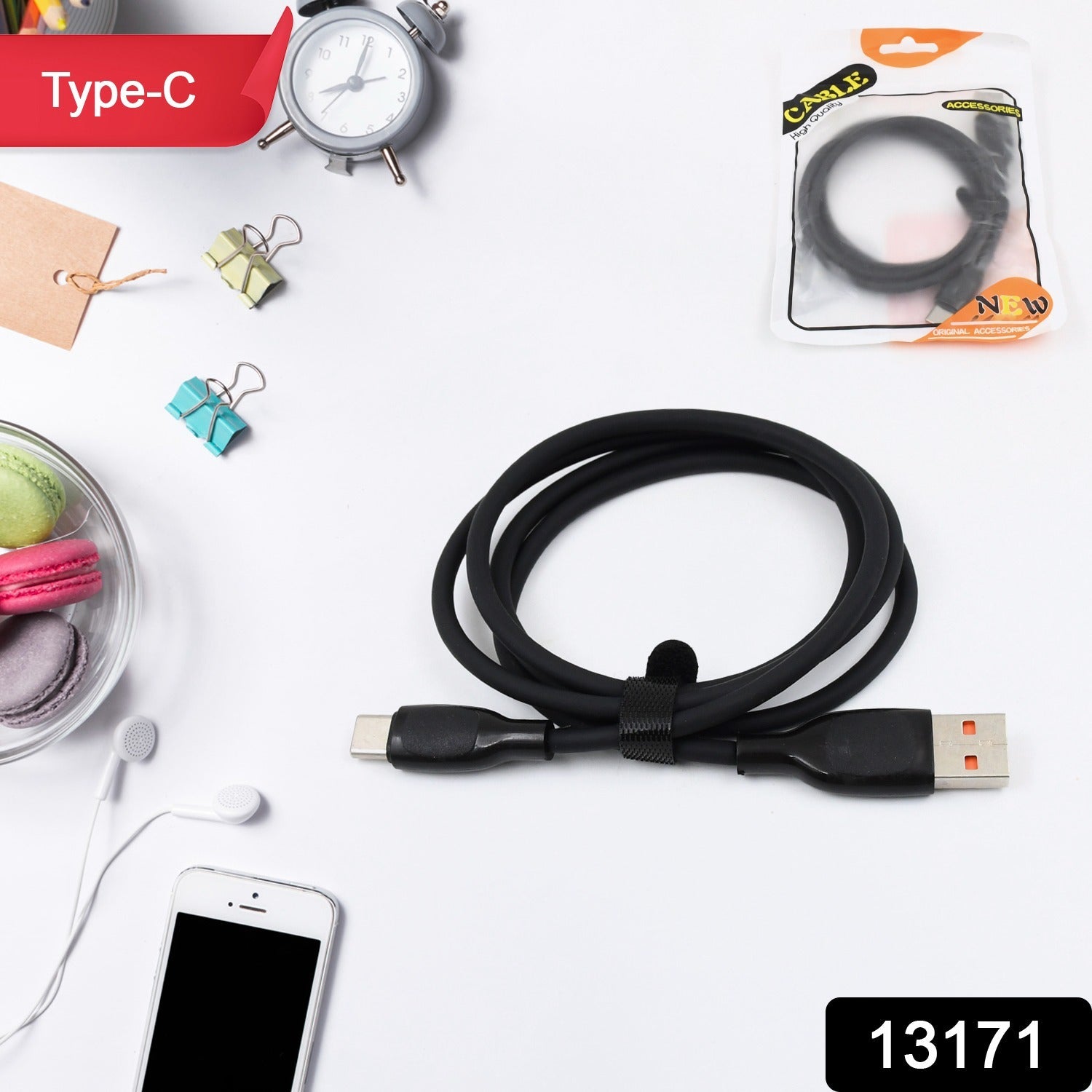 Type C Data Cable Fast Charging Cable (1 Mtr. Approx 1 Pc)
