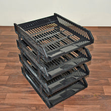 4-Layer Multifunctional File Rack with Drawers for Office Desk