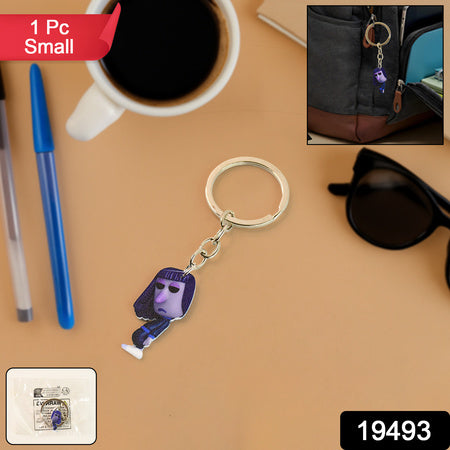Mini Cartoon Character Keychain (1 Pc)