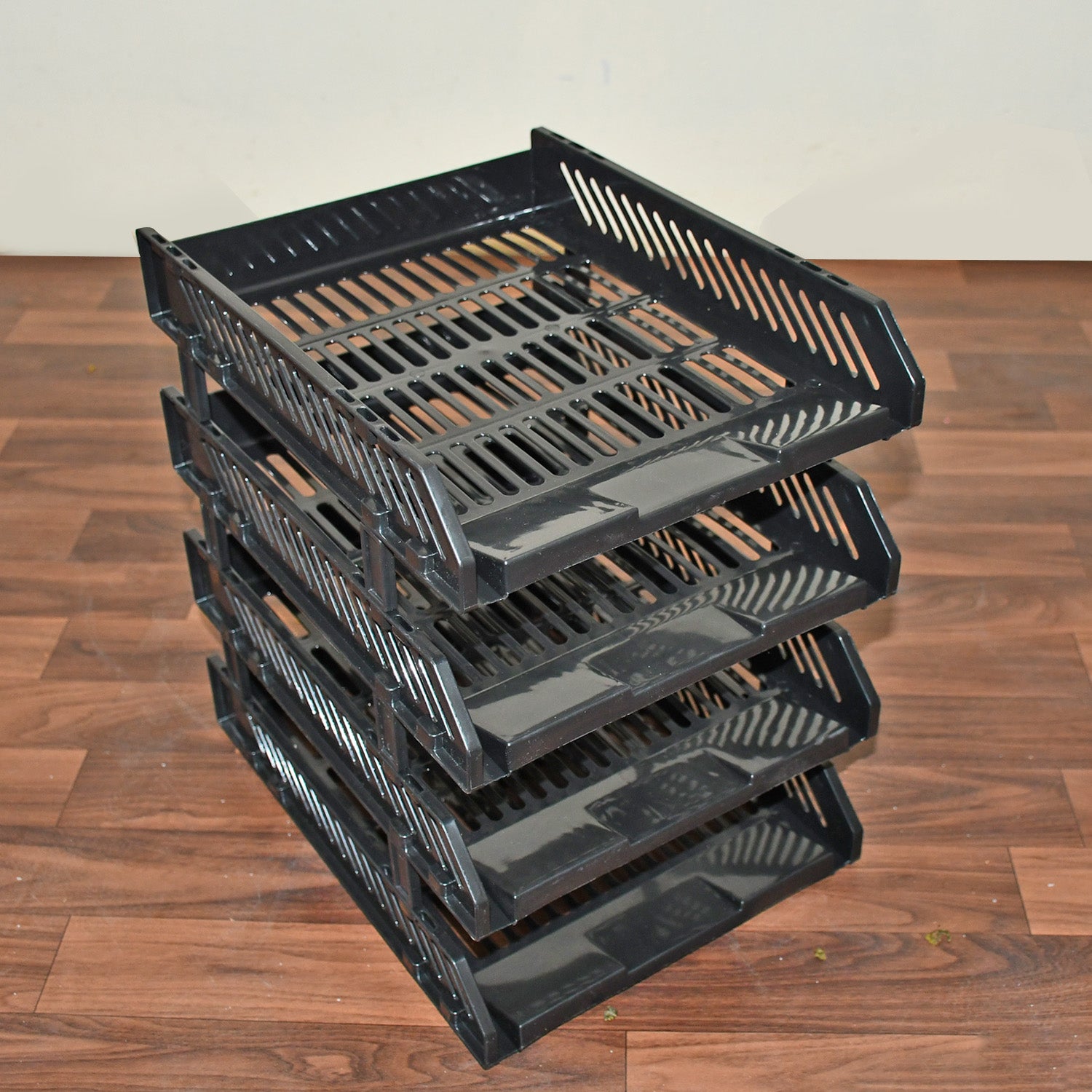 8865 File Cabinets Storage Rack Magazine Newspaper Rack Filing Cabinet Four-layer File Rack Stacking Rack Desktop File Storage Rack Office Data File Rack Drawer Type Classification Cabinet Desktop File Holder Organizer For Office (4 Layer)