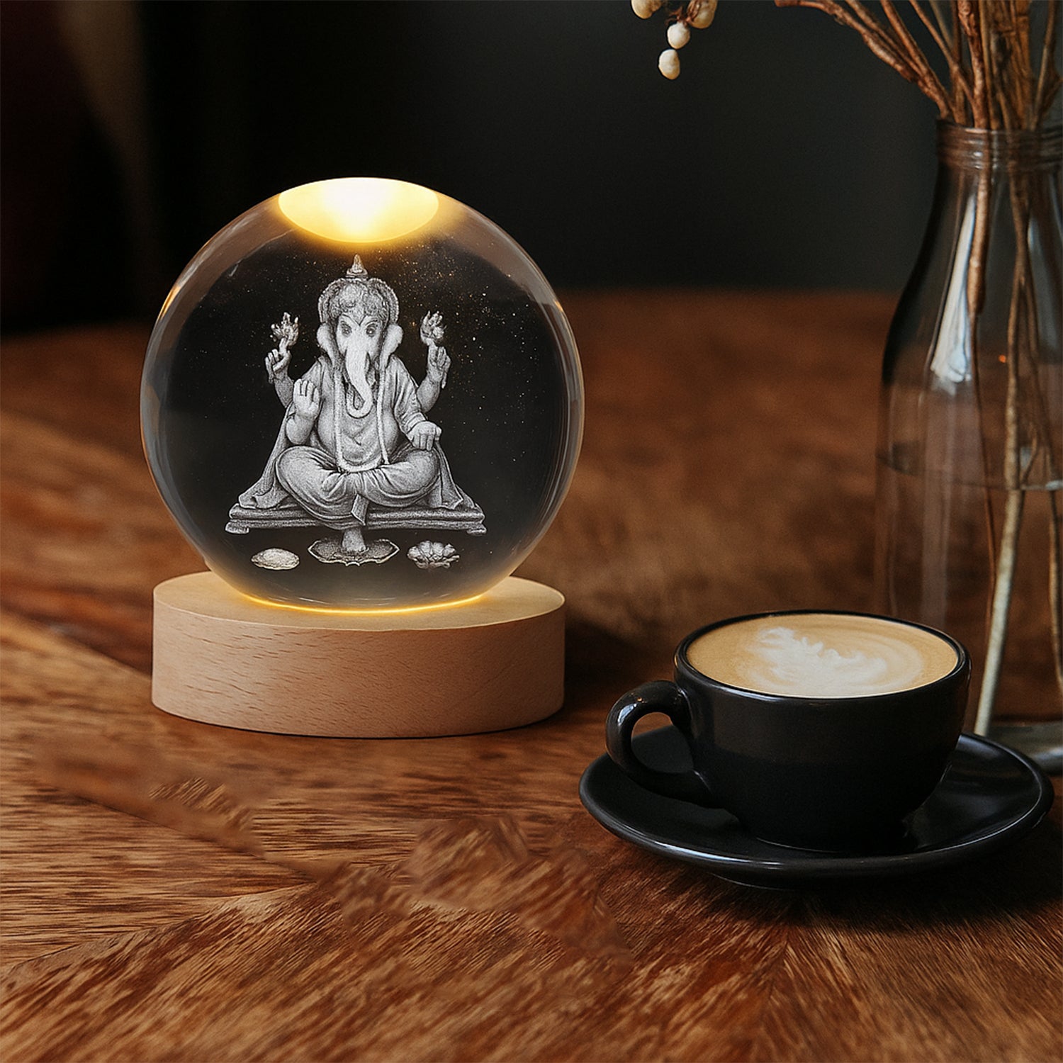 3d Crystal Ball Lamps For Bedroom 3d Lamps For Home Decoration 3d Crystal Ball Night Light Gifts For Women Gifts For Men Room Decor Items For Bedroom For Friend And Family(1 Pc)