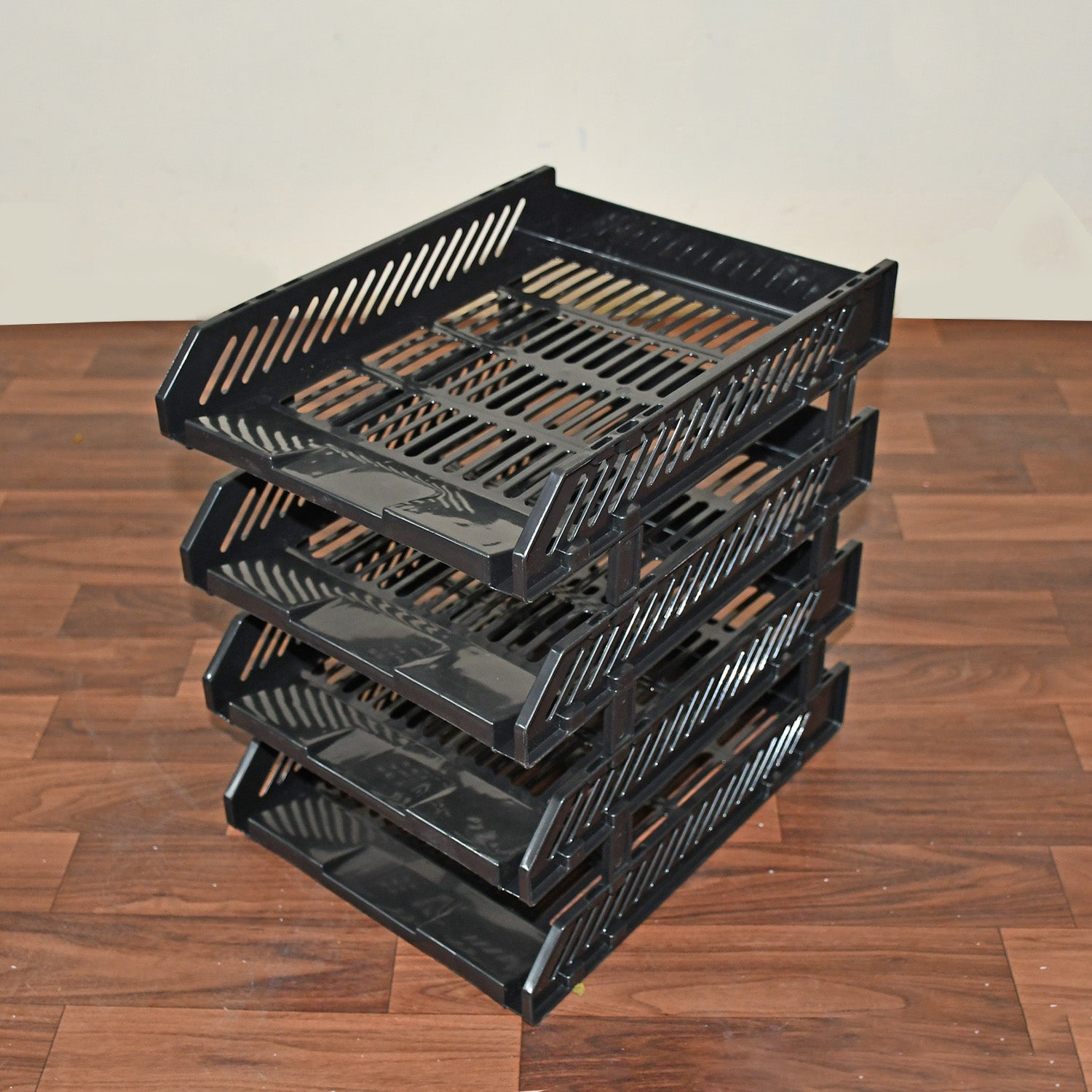 8865 File Cabinets Storage Rack Magazine Newspaper Rack Filing Cabinet Four-layer File Rack Stacking Rack Desktop File Storage Rack Office Data File Rack Drawer Type Classification Cabinet Desktop File Holder Organizer For Office (4 Layer)